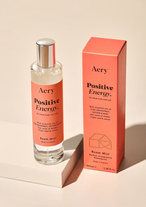 Positive Energy Room Mist - Pink Grapefruit Vetiver and Mint Aroma Therapy Aery Wholesale