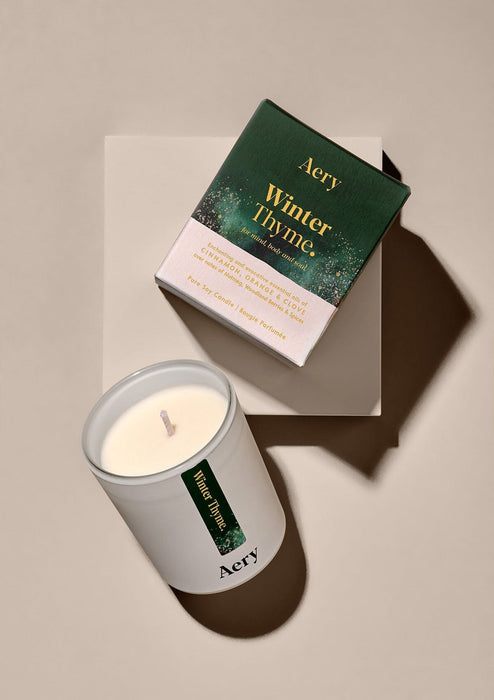 Winter Thyme Mini Candle Aroma Therapy Aery Wholesale