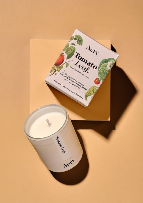 Tomato Leaf Votive Candle 70g Aery Wholesale
