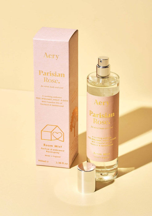 Parisian Rose Room Mist - Rose Bergamot and Violet Fernweh Collection Aery Wholesale