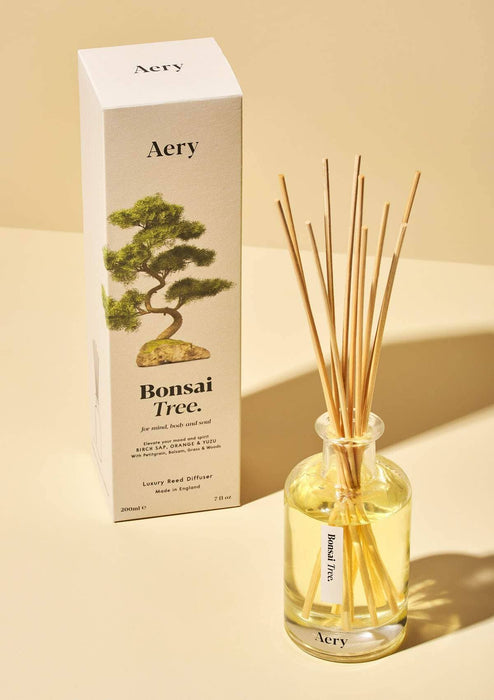 Bonsai Tree Reed Diffuser - Birch Sap Orange and Yuzu Botanical Aery Wholesale