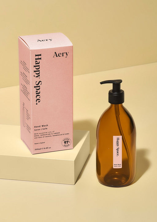 Happy Space Hand Wash - Rose Geranium and Amber Aroma Therapy Aery Wholesale 
