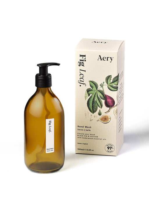 Fig Leaf Hand Wash - Black Fig Vetiver and Cedarwood Botanical Aery Wholesale 