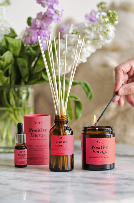 Positive Energy Amber Diffuser Aroma Therapy Aery Living 