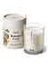 Tomato Leaf candle by Aery displayed next to product packaging on white bacground 