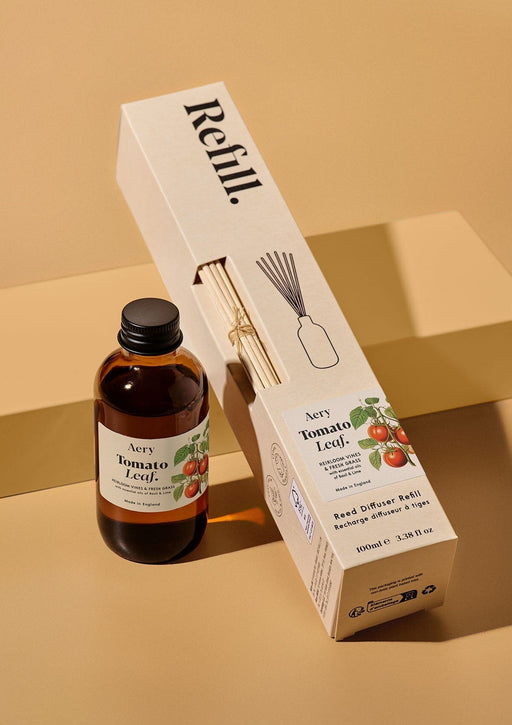 Tomato Leaf Amber Diffuser Refill Botanical Aery Living 