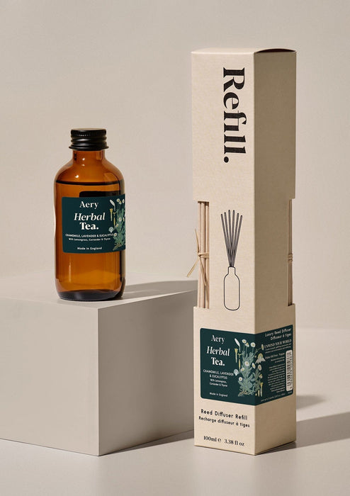 Herbal Tea Amber Diffuser Refill Botanical Aery Living 