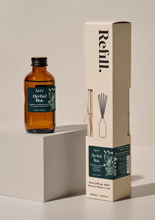 Herbal Tea Amber Diffuser Refill Botanical Aery Living 