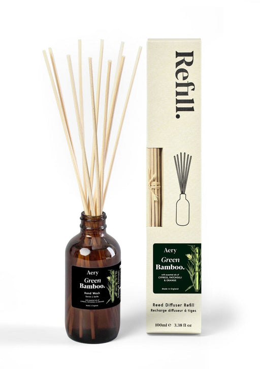 Green Bamboo Amber Diffuser Botanical Aery Living 
