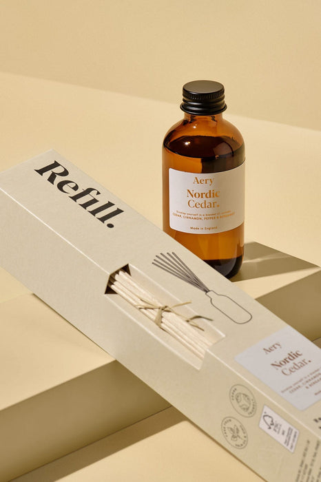 Nordic Cedar Amber Diffuser Refill Fernweh Collection Aery Living 
