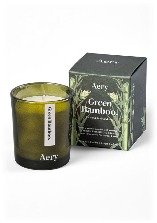 Green Bamboo Votive Candle 70g Aery Wholesale 