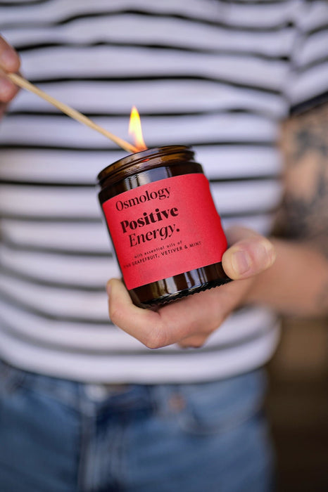 Positive Energy Scented Jar Candle Aroma Therapy Aery Wholesale 
