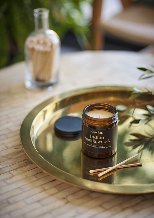 Indian Sandalwood Scented Jar Candle Fernweh Collection Aery Wholesale 