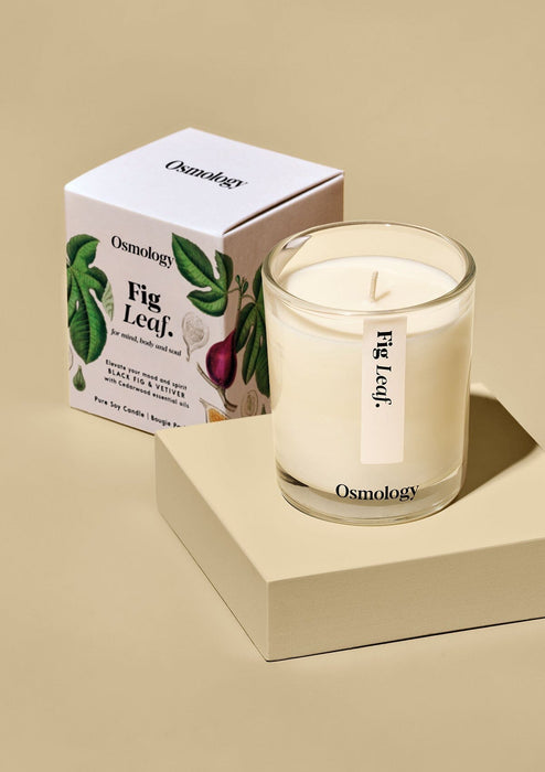 Fig Leaf Mini Candle Botanical Aery Living 