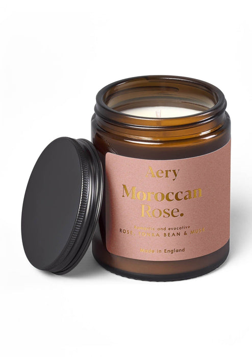 moroccan rose scented jar candle by aery living
